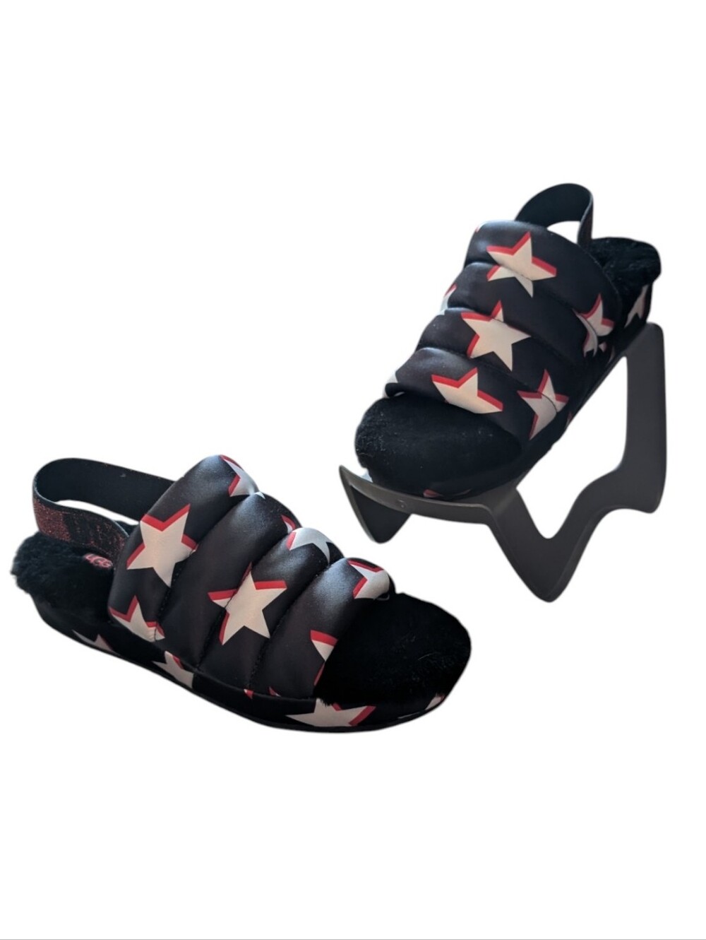 UGG Fluff Yeah Star Print Slippers